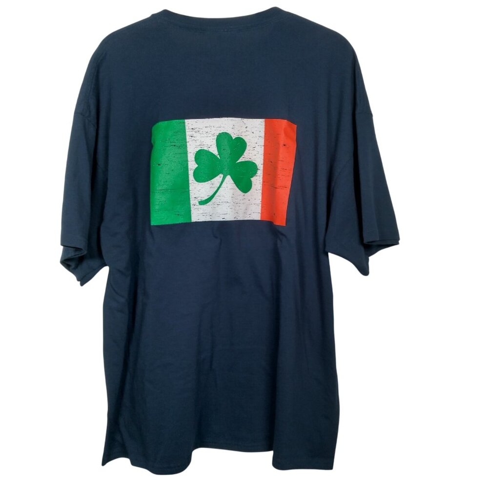 Emerald Society Chicago Police Pipes And Drums Shirt 2XL CPD Irish Flag Bagpipes
